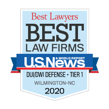 Best Law Firms 2020 Badge DUI / DWI Defense Tier 1 - Jimmy McGee Wilmington, NC DUI / DWI Lawyer